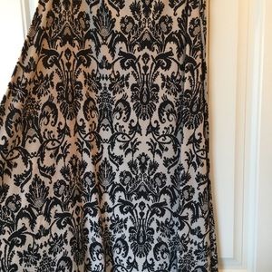 White and Cream Lularoe Maxi Skirt